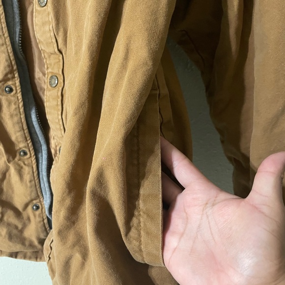 Dickies Tan Lightweight Shirt Jacket Durable Workwear - Picture 9 of 10
